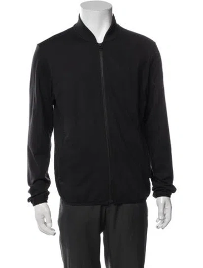 Pre-owned Theory Bomber Jacket In Black