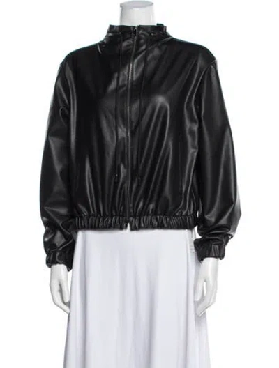 Pre-owned Theory Bomber Jacket In Black