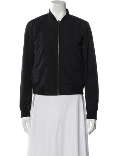 Pre-owned Theory Bomber Jacket In Black