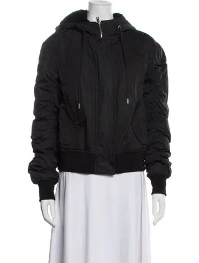 Pre-owned Theory Bomber Jacket In Black