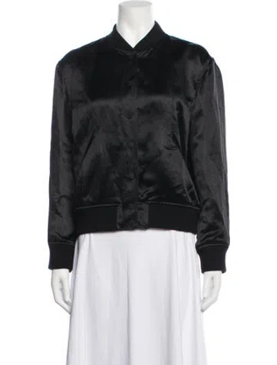 Pre-owned Theory Bomber Jacket In Black
