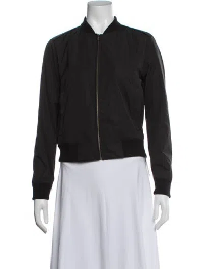 Pre-owned Theory Bomber Jacket In Black