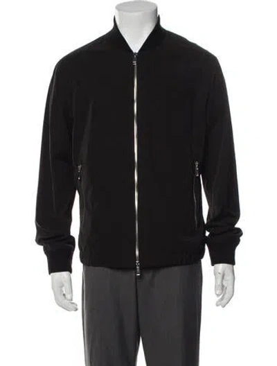 Pre-owned Theory Bomber Jacket In Blue