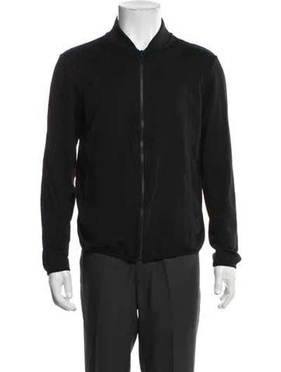 Pre-owned Theory Bomber Jacket In Blue