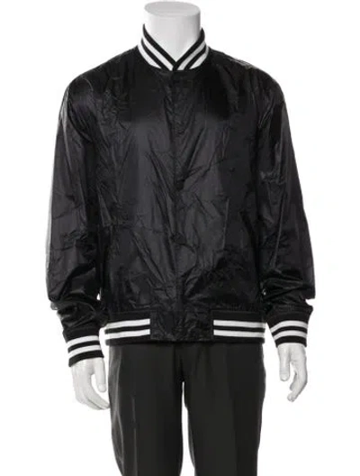 Pre-owned Theory Bomber Jacket In Blue