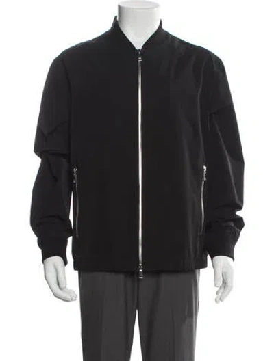 Pre-owned Theory Bomber Jacket In Gray