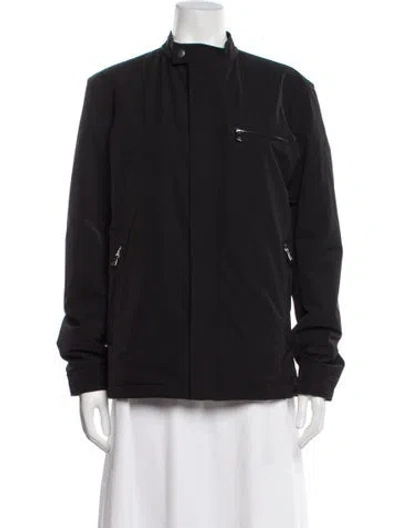 Pre-owned Theory Bomber Jacket In Gray