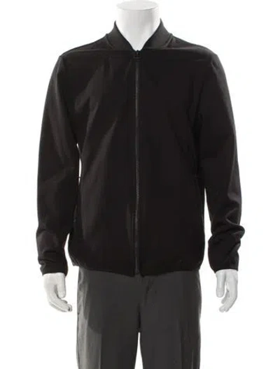 Pre-owned Theory Bomber Jacket In Gray