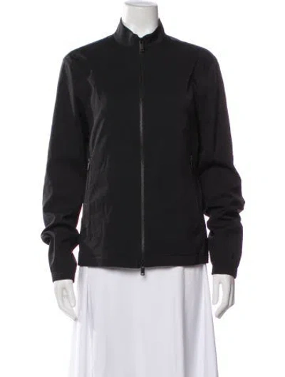 Pre-owned Theory Bomber Jacket In Gray