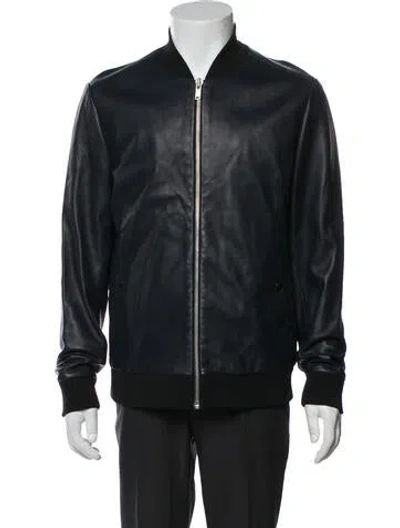 Pre-owned Theory Bomber Jacket In Green