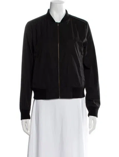 Pre-owned Theory Bomber Jacket W/ Tags In Black