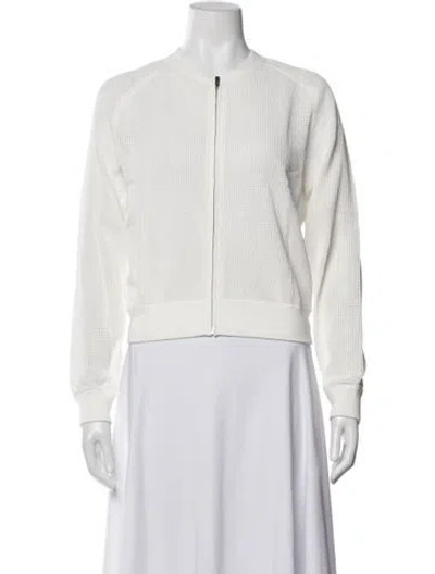 Pre-owned Theory Bomber Jacket W/ Tags In Neutral