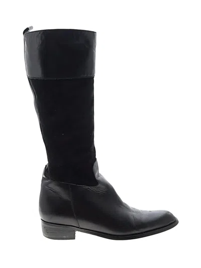 Pre-owned Theory Boots In Black