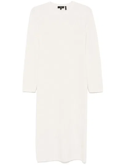 Theory Bouclé Midi Dress In 中性色