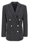 Theory 'boxy' Blazer In Gray