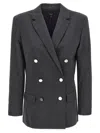 Theory 'boxy' Blazer In Black
