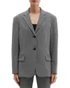 Theory Boxy Oversized Jacket In Black Multi
