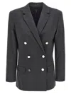 Theory Boxy Blazer In Gray