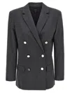 Theory Boxy Blazer In Gray