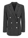 Theory Boxy Blazer In Grey