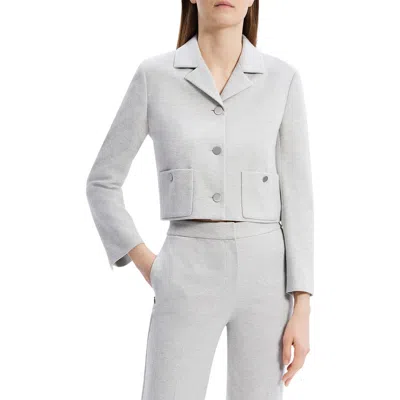 THEORY THEORY BOXY CROP JACKET