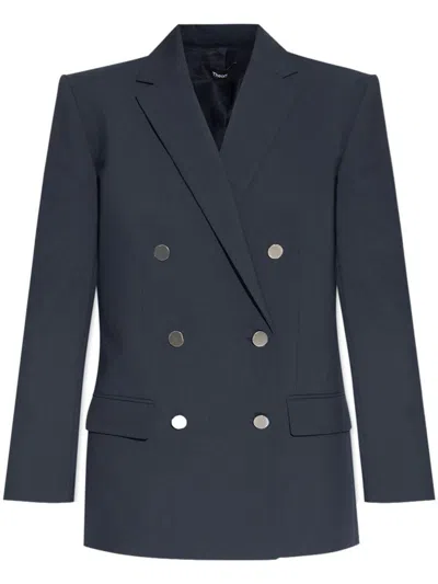 THEORY THEORY BOXY DOUBLE BREAST JACKET