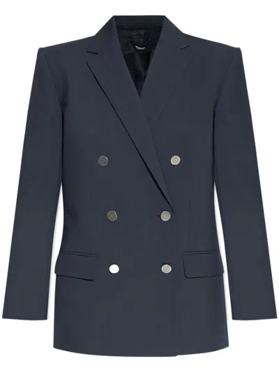 THEORY THEORY BOXY DOUBLE BREAST JACKET
