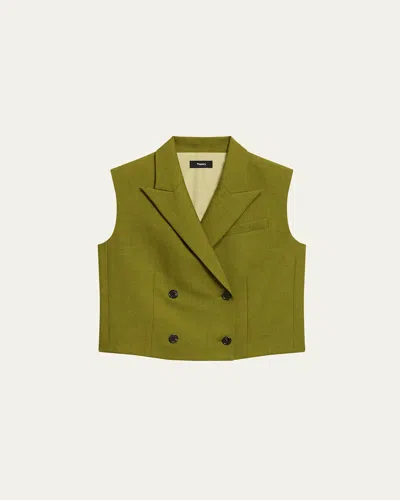 Theory Boxy Double-breasted Vest