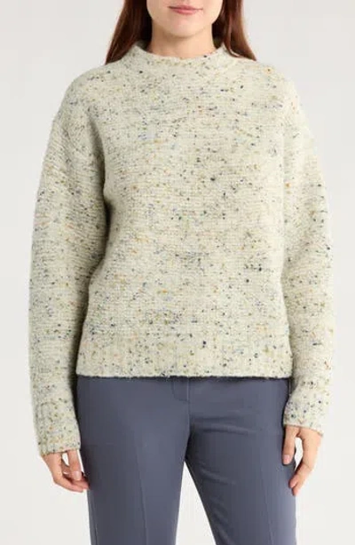 THEORY THEORY BOXY MERINO WOOL BLEND SWEATER