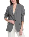 Theory Boxy Oversized Jacket In Black