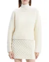 Theory Boxy Felted Wool-cashmere Pullover Sweater