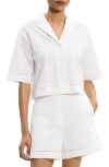 Theory Short Sleeve Boxy Shirt