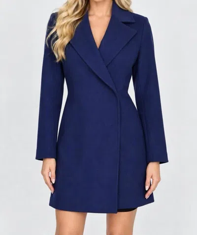 Theory Boy Coat In Blue