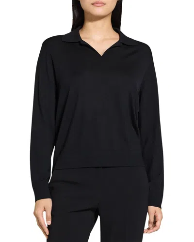Theory Boy Polo Lightweight Sweater