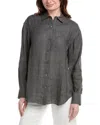 Theory Boyfriend Shirt In Grey