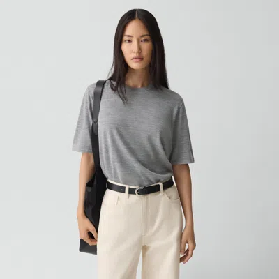 Theory Boyfriend Tee In Regal Wool