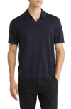 THEORY BRENAN LINEN BLEND POLO