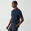 Theory Men's Goris Short-sleeve Polo Shirt In Baltic