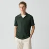 Theory Brenan Polo Shirt In Light Bilen In Green