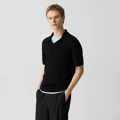 Theory Brenan Polo Shirt In Light Bilen In Multi