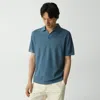 Theory Brenan Polo Shirt In Pacific Linen
