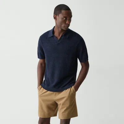 Theory Brenan Polo Shirt In Pacific Linen