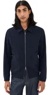 Theory Brody Jacket In Precision Ponte Baltic In Baltic