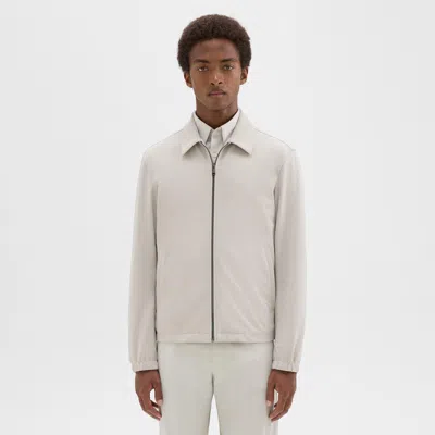 Theory Brody Jacket In Precision Ponte In Putty