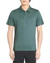 Theory Bron Anemone Jersey Polo Shirt In Green