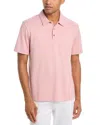 Theory Bron Anemone Jersey Polo Shirt In Pink