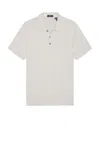 Theory Regular Fit Polo In Grey Multi