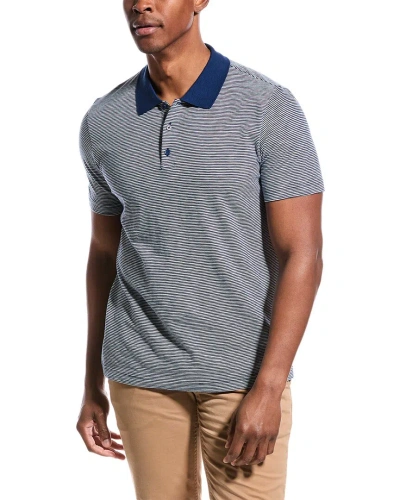 Theory Bron Polo Shirt In Blue