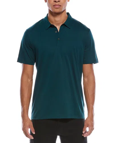 Theory Bron Polo Shirt In Green
