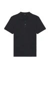 Theory Bron Short Sleeve Polo In Eclipse